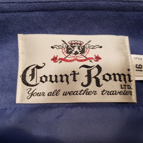 Count Romi Purple Trench Coat - Picture 9 of 11